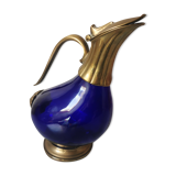 Carafe verre et laiton