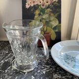 Art Deco glass pitcher