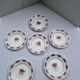 St Amandinoise deep plates, SET OF 6 / Ceramic.