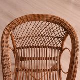 Paire de fauteuils années 1980