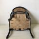 Black baroque armchair with fabric designed by wildlife by Ascension Latorre, Spain