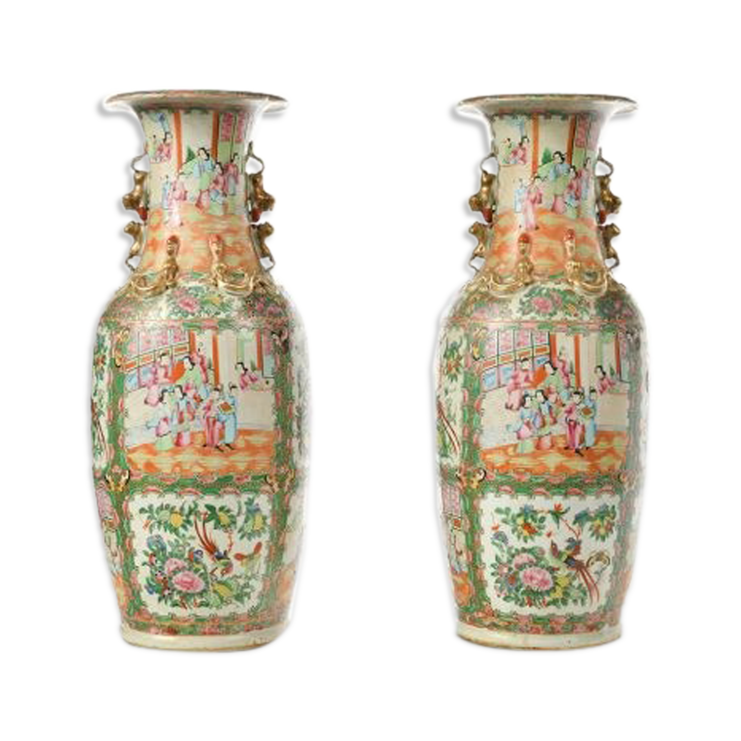 Paire de vases de Canton