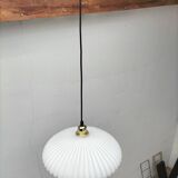 Vintage glass pendant light