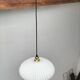 Vintage glass pendant light