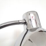 Adjustable desk / workshop lamp - Chrome metal - 1950