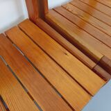 Set of 4 vintage pine chairs from the 70s