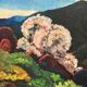Original Swedish Oil on Panel – “Mountain Landscape” by John B. Hinna