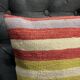 Coussin en laine turque rayé
