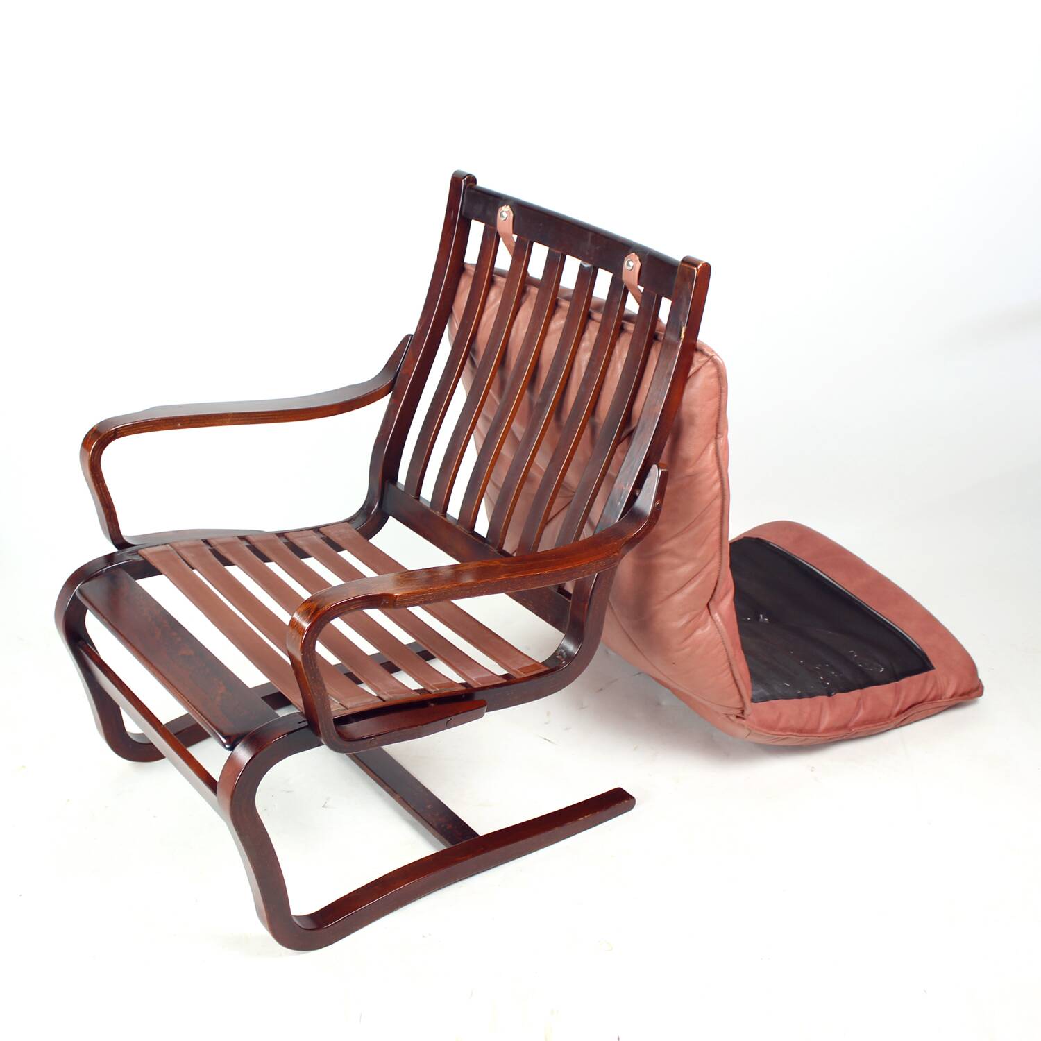 Fauteuil élégant de style danois moderne, par J.M. Birking & Co., Copenhague