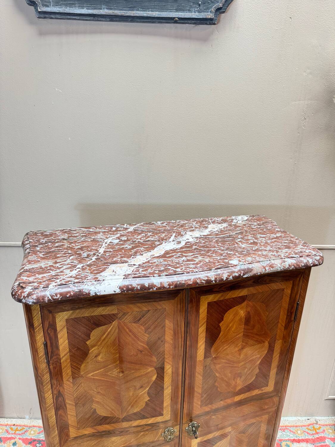 Armoire en marqueterie de style Louis XV, époque Napoléon III XIX eme