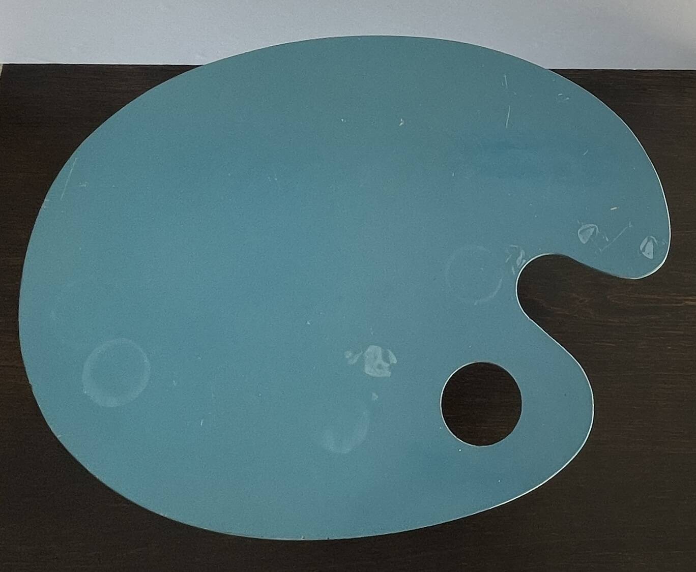 Palette-shaped side table, Lucien de Roeck, 1950s