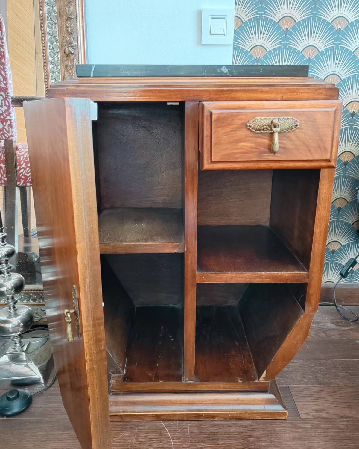 Art Deco bedside table