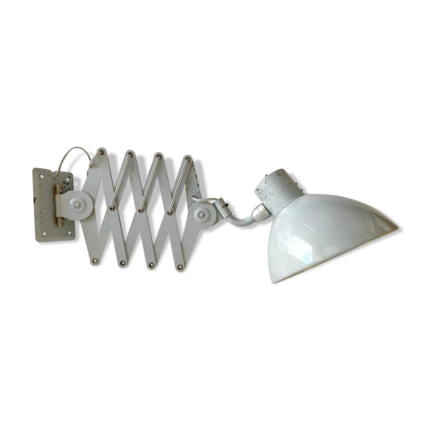 Lampe atelier accordéon 1960