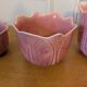 Set of three ceramic planters