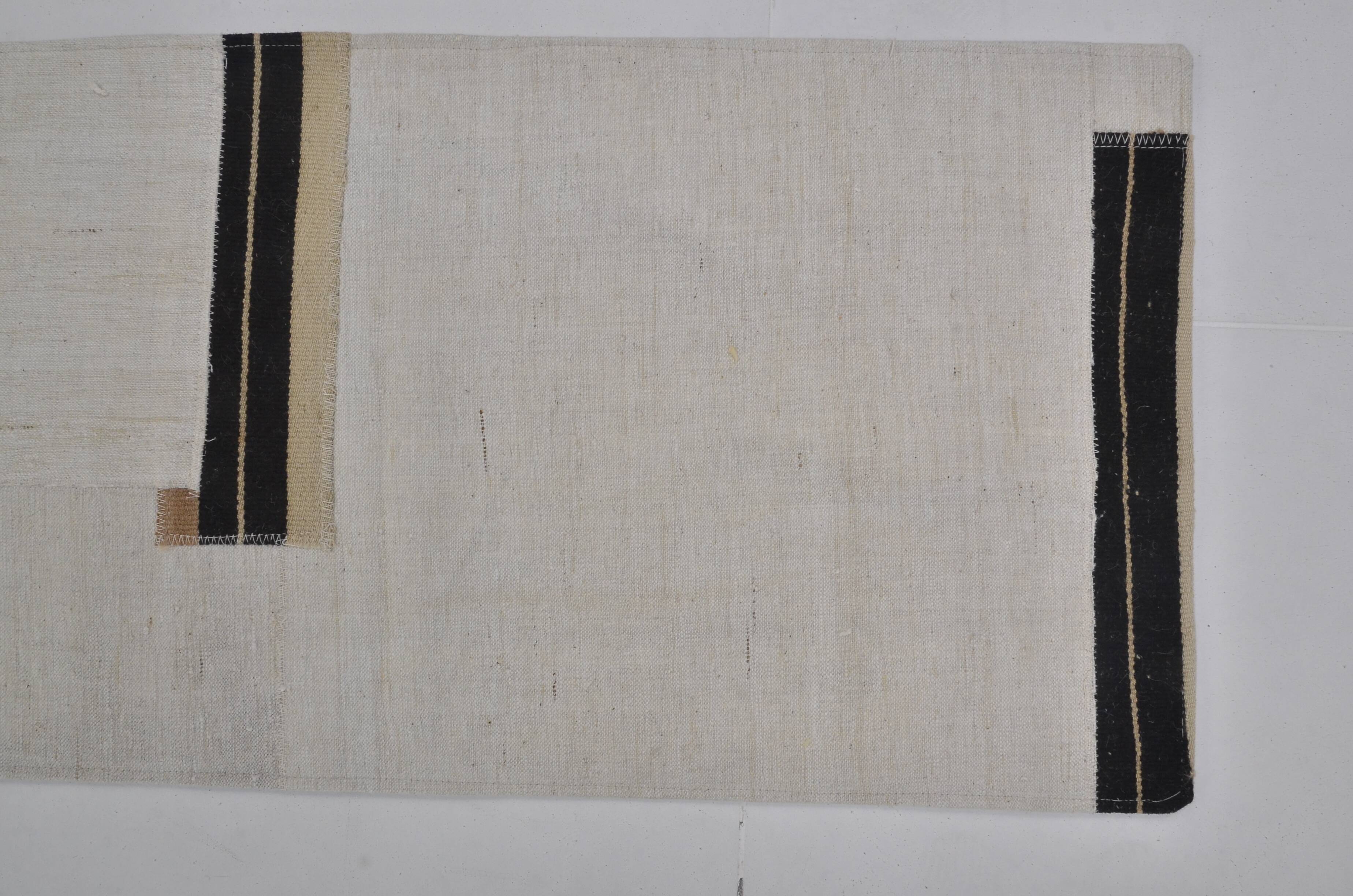 Oushak Hemp Kilim Runner  sku 3862