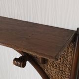 Vintage bamboo wall coat rack