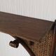 Vintage bamboo wall coat rack
