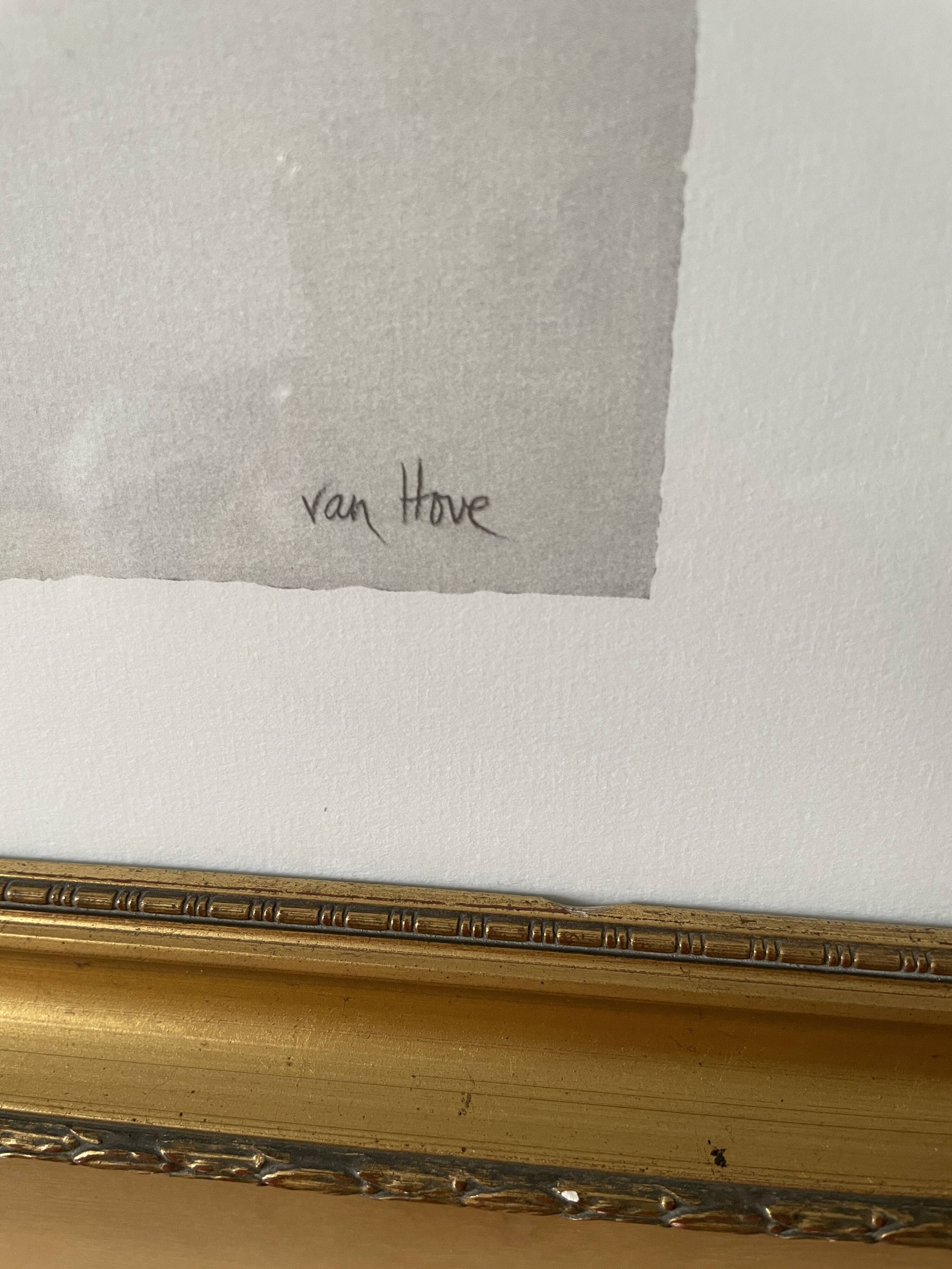 Old frame reproduction drawing Francine Van Hove