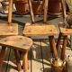 Brutalist oak set