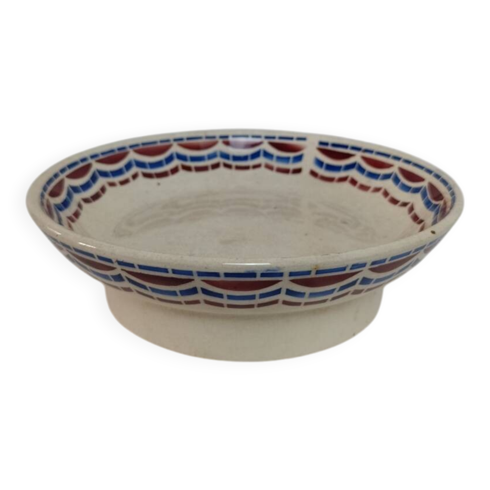 Low compote dish Badonviller model Loudéac