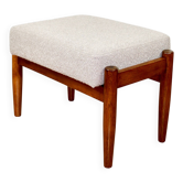 Edmund Homa stool beige boucle seat - dark legs