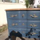 Louis XV-style chest of drawers  in solid cherry.