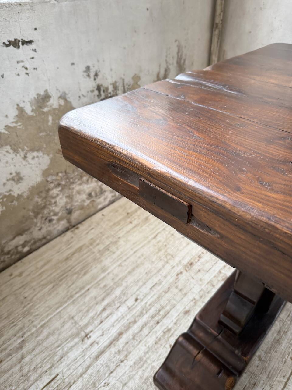 Table de monastère XXL en chêne, 19ème s.