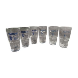 Set of 6 glasses Pastis 51