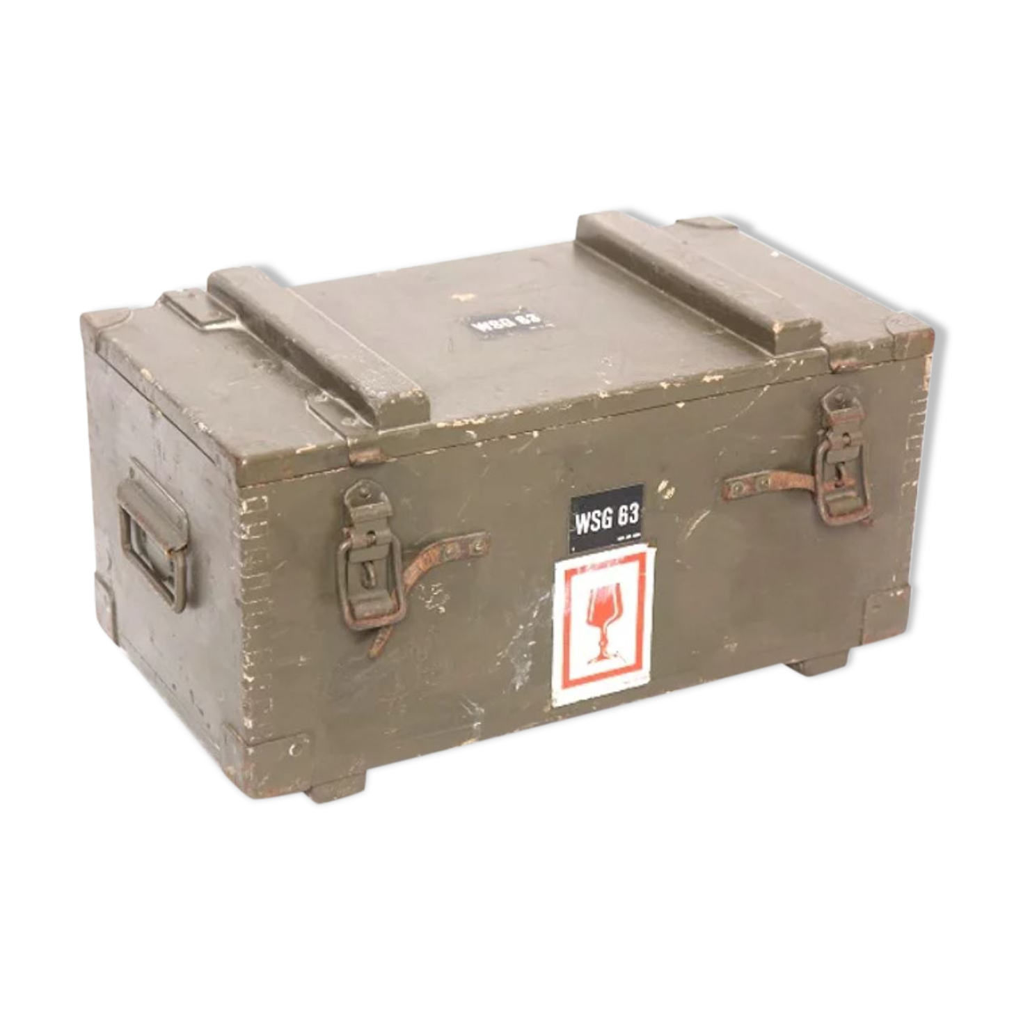 Swiss military chest