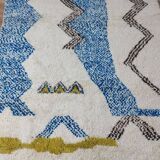 Handmade wool Berber rug 312x193 cm