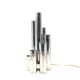 Hollywood regency 6 lights metal table lamp, Italy 1970s