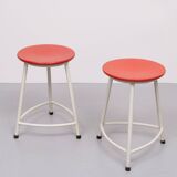 pair Ahrend de Cirkel Stools Design Friso Kramer 1950s Holland