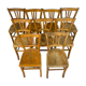 Lot de 9 chaises bistrot