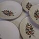 Set of 6 flat plates from Digoin Sarreguemines in good condition.