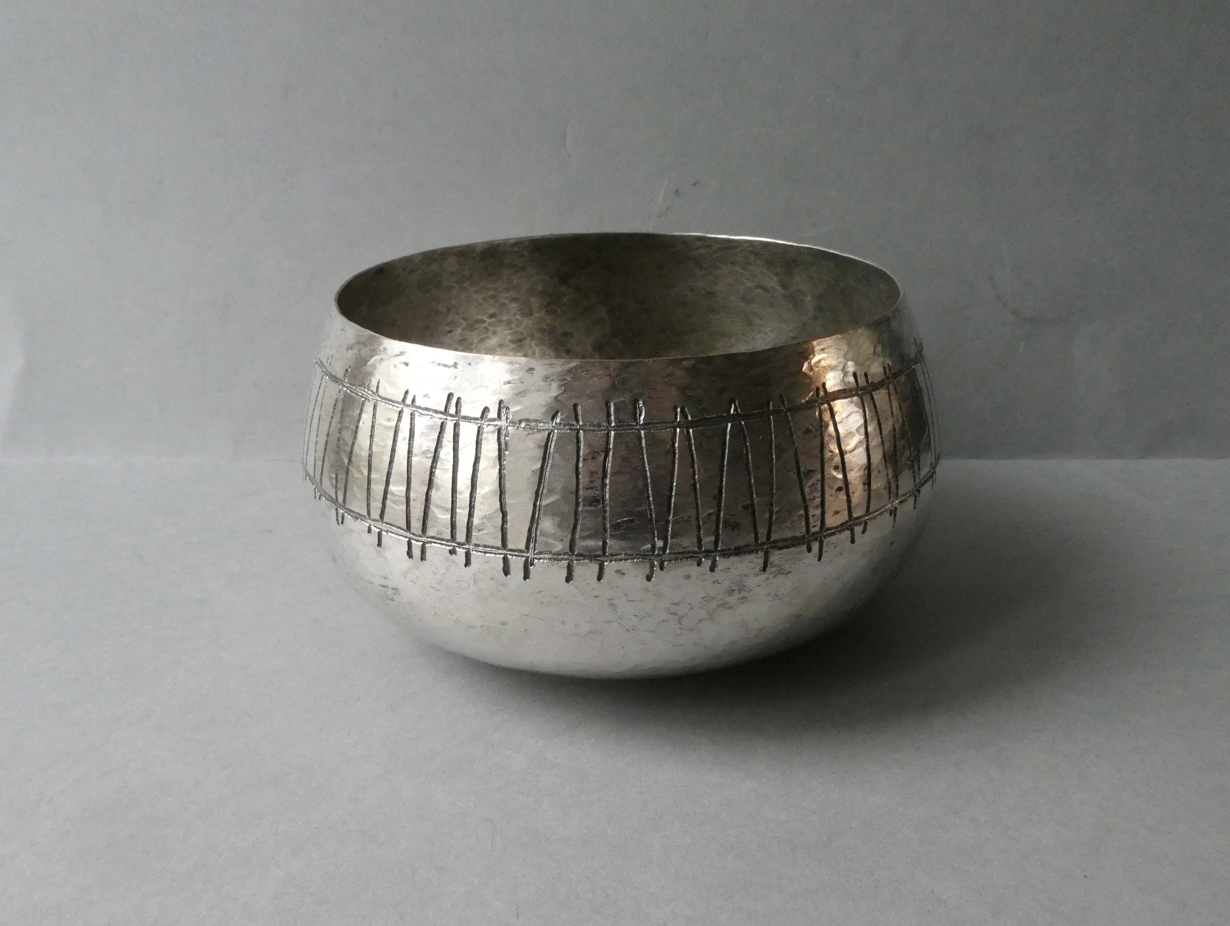 Silver metal pocket tray, signed Cavallini, 1960s