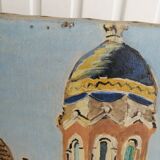 Old table 55 cm x 38 cm