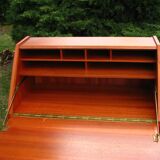 Secretaire with a key from the 1960s / 70s, Denmark, teak wood