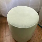 Pouf reposes pieds velour vert
