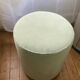 Green velvet footstool