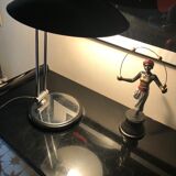 Articulated desk lamp aluminor, chrome and black metal