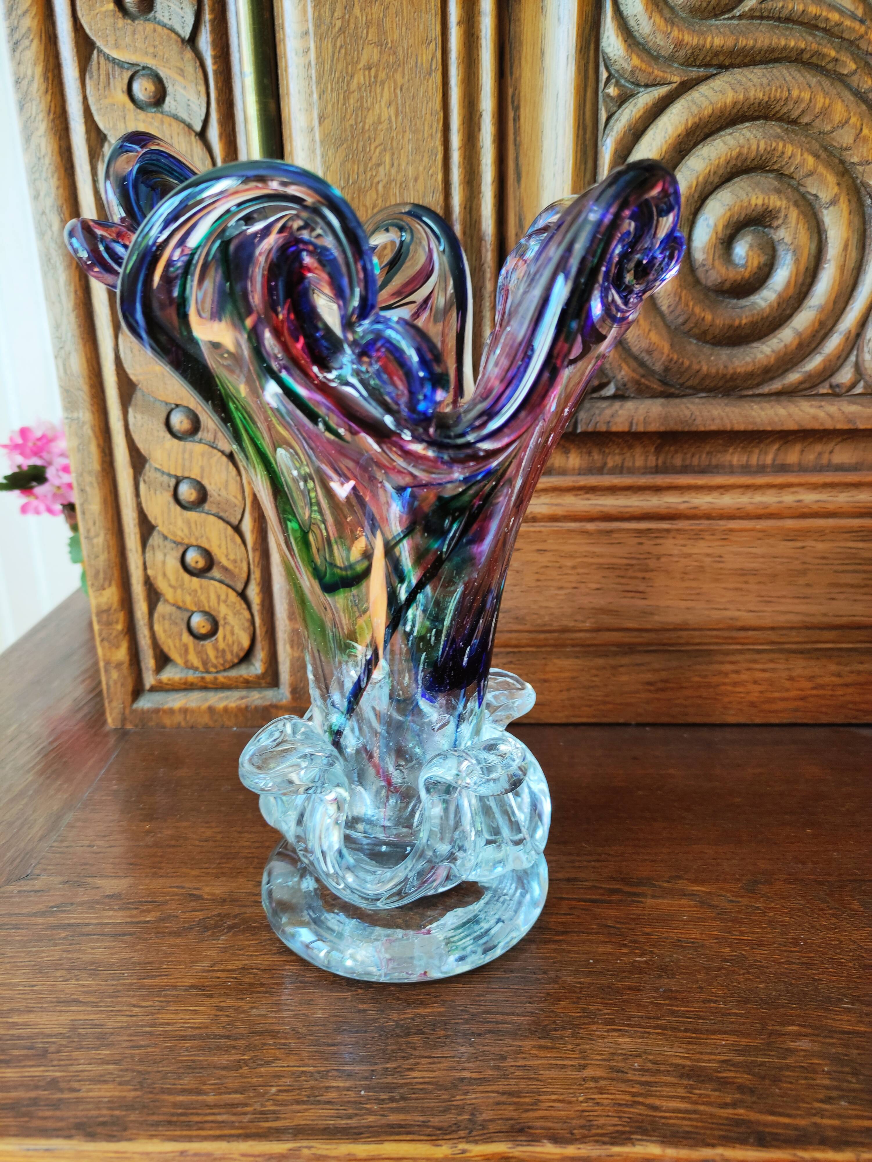 Retro crystal vase