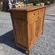 Louis XVI style buffet in solid cherry wood from the mid-20th century.