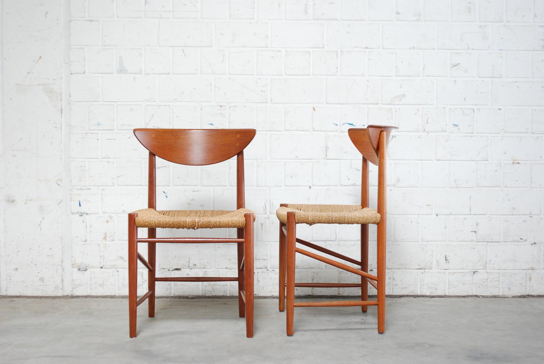 Chaises modèle 316 par Peter Hvidt & Orla Mølgaard Nielsen