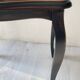 Table chevet noir et doré