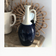 Decanter in blue and white ceramic