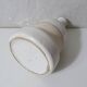 ancient stoneware soliflore vase in white