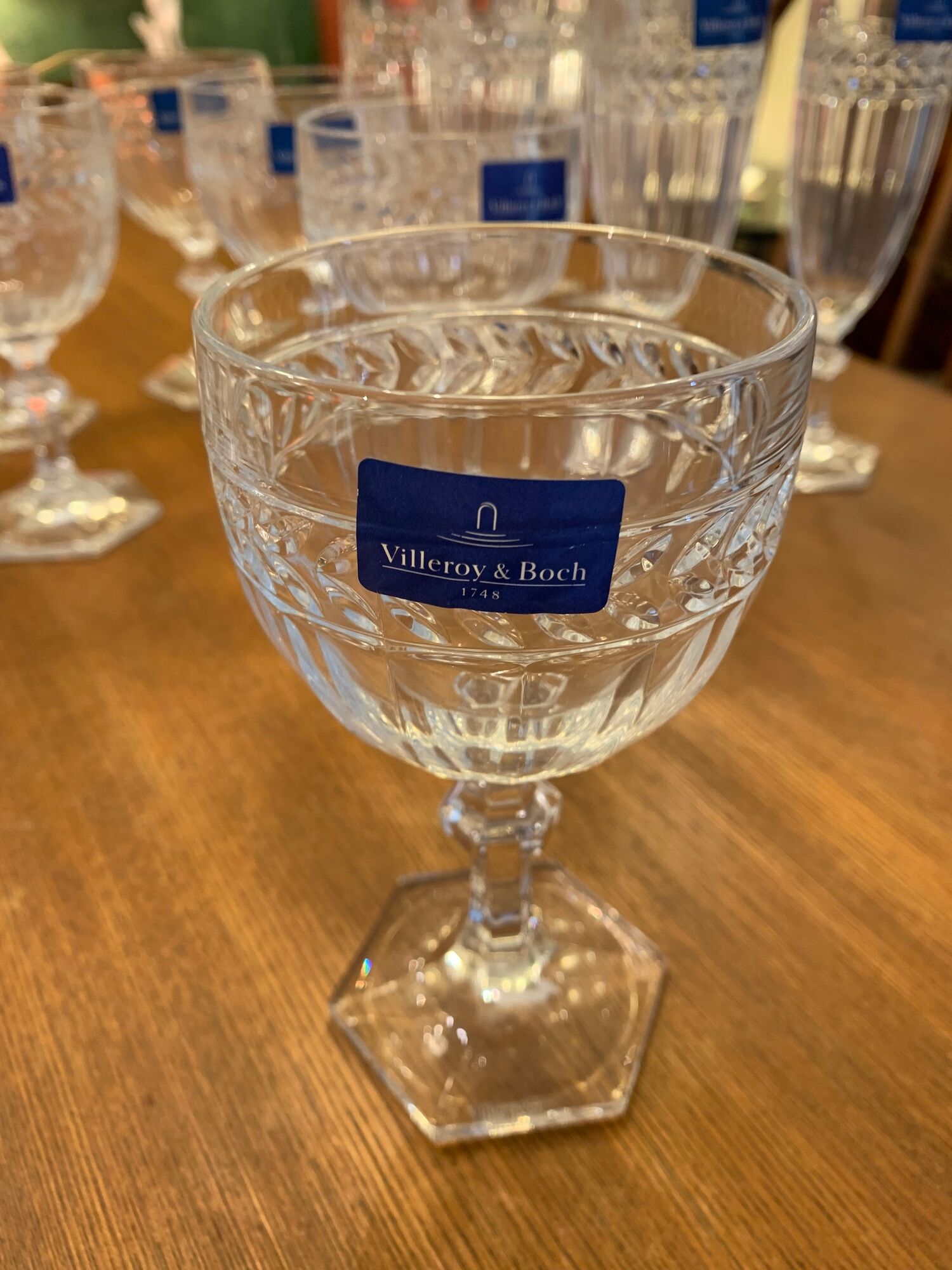 Glass service (18 pieces) Villeroy & Boch 1980s.