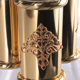 Hollywood regency coffee table with plexiglas side table, 1970 italy