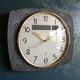 Vintage clock silent wall clock "Jaz blue gold"