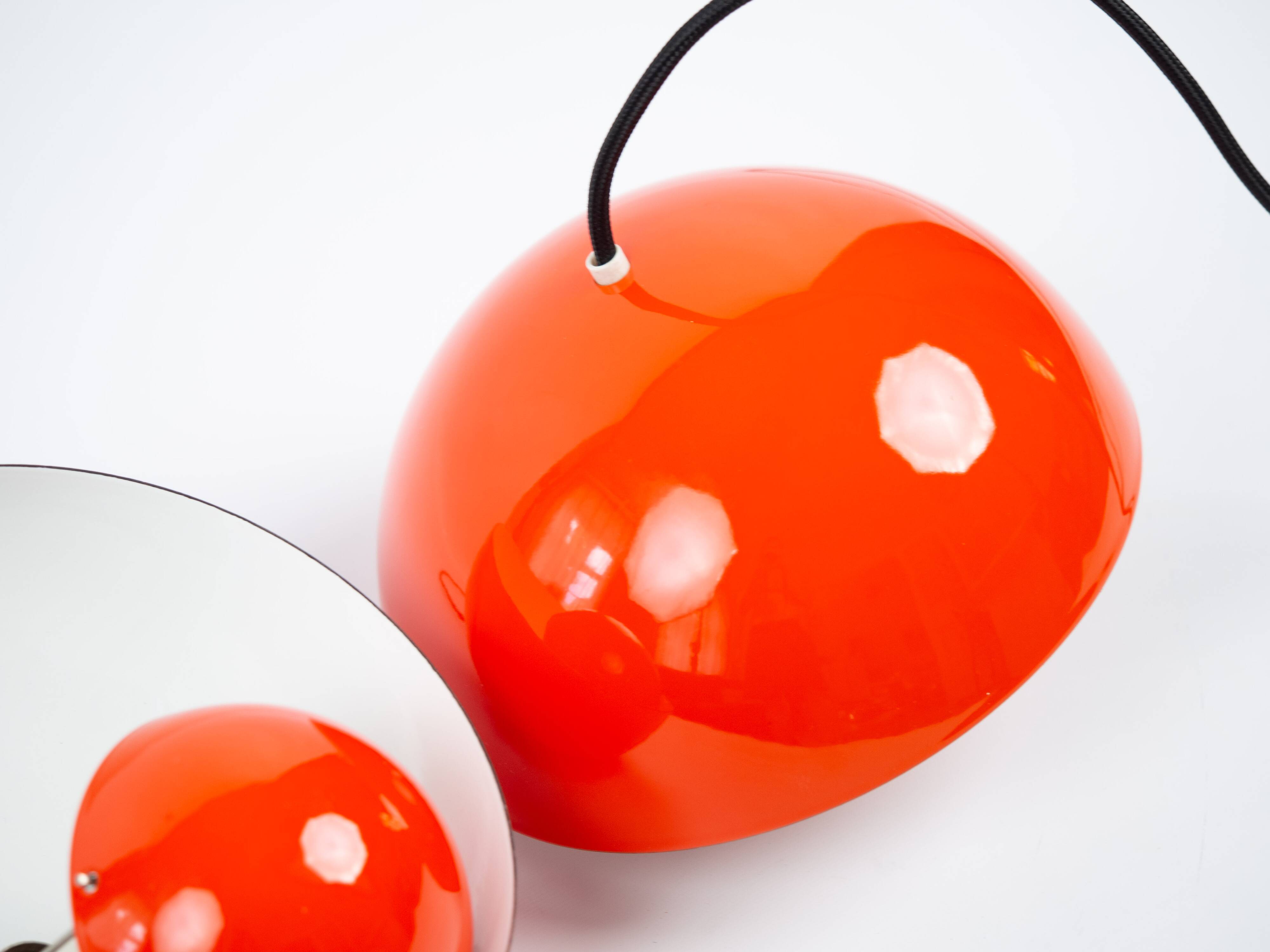 Paire de lampes vintage Flowerpot danoises par Verner Panton, Louis Poulsen 1968